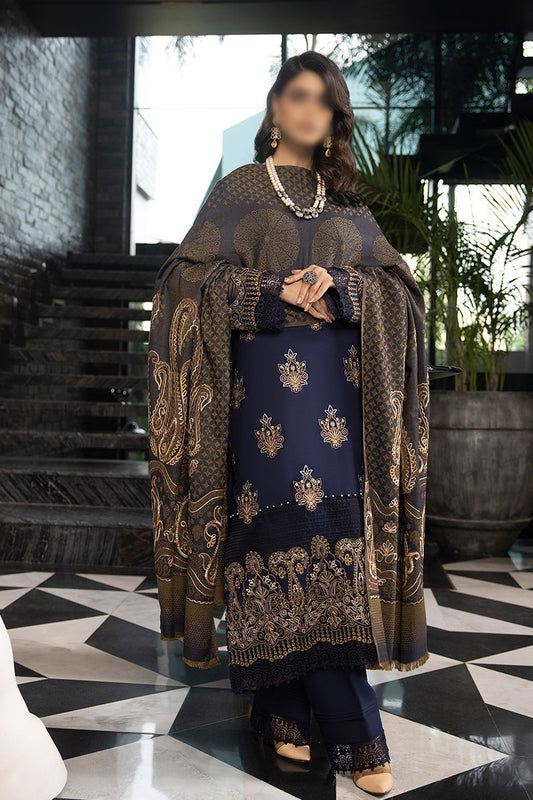 Zimal Embroidered Wool Collection 2023 - ZH 03