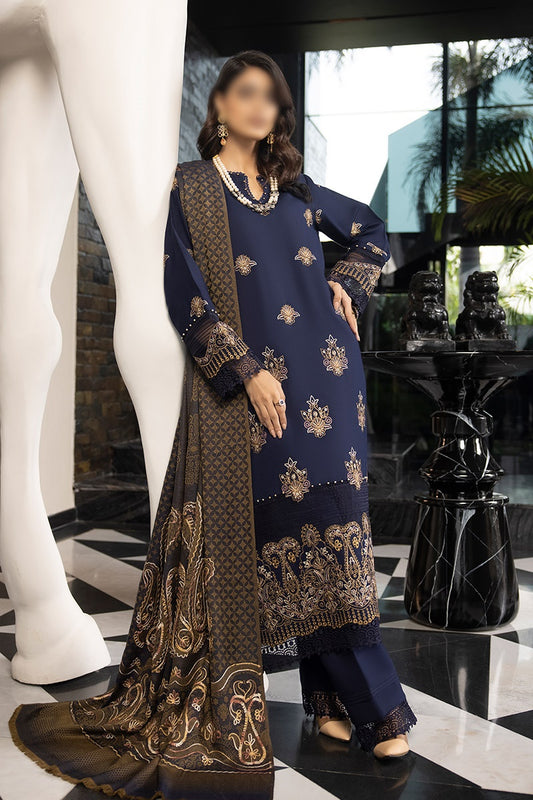 Zimal Embroidered Wool Collection 2023 - ZH 03
