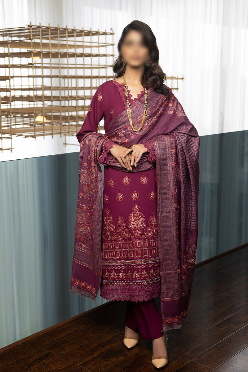 Zimal Embroidered Wool Collection 2023 - ZH 05