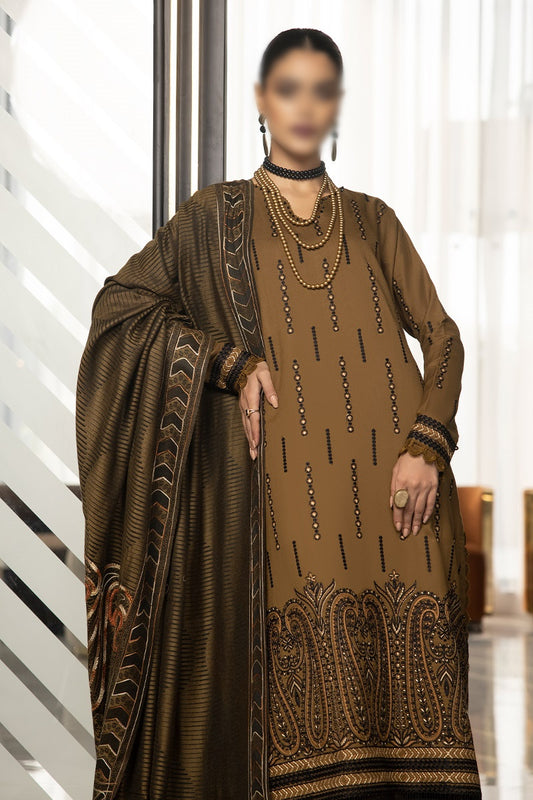 Zimal Embroidered Wool Collection 2023 - ZH 06