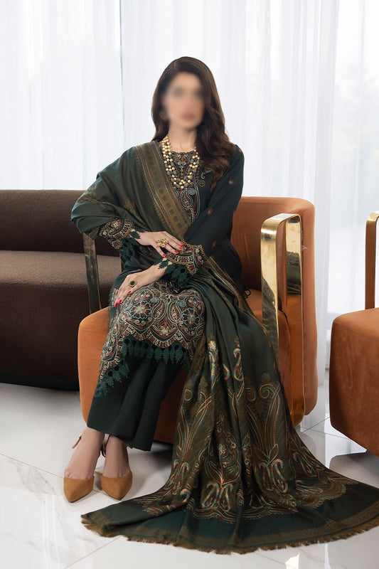 Zimal Embroidered Wool Collection 2023 - ZH 08