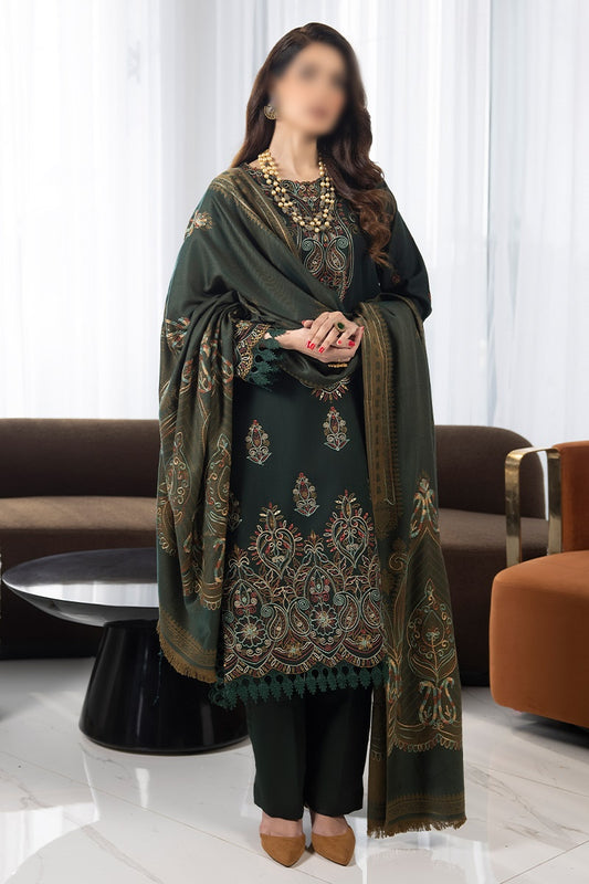 Zimal Embroidered Wool Collection 2023 - ZH 08