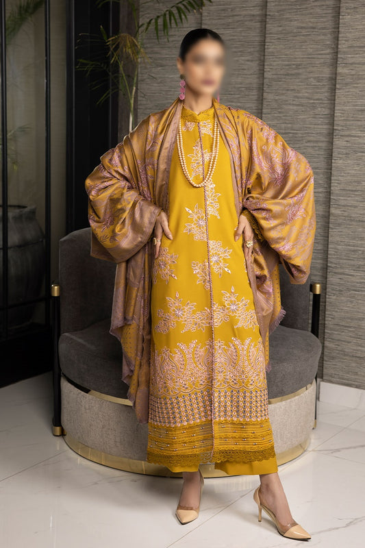 Zimal Embroidered Wool Collection 2023 - ZH 09