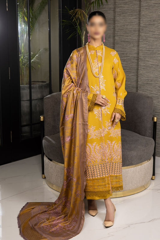 Zimal Embroidered Wool Collection 2023 - ZH 09