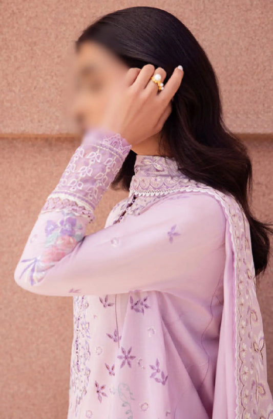 Zaha Unstitched Lawn Collection 2024 - ZL24-01A ELA
