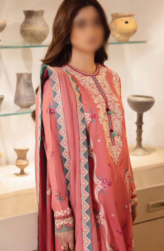 Zaha Unstitched Lawn Collection 2024 - ZL24-02B LARMINA