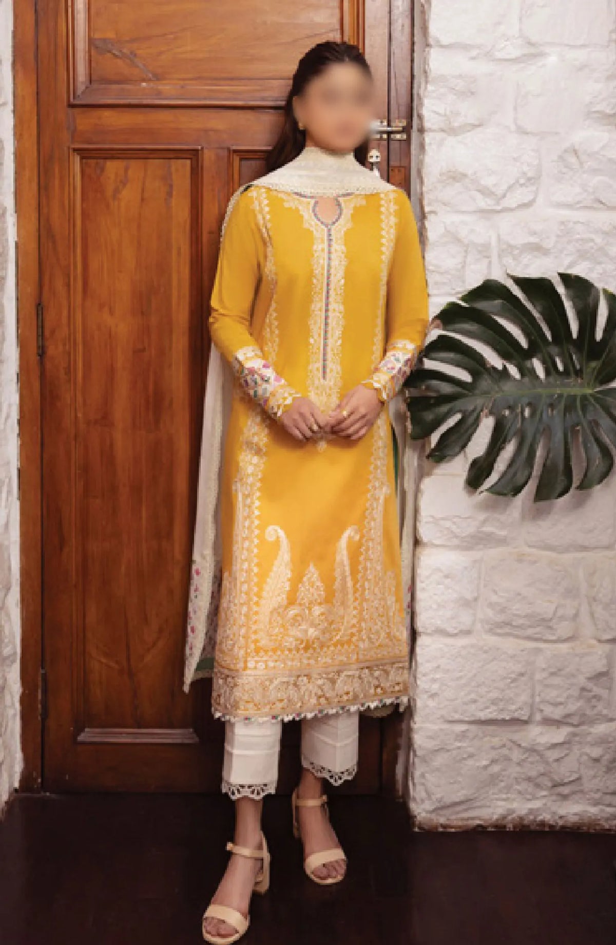 Zaha Unstitched Lawn Collection 2024 - ZL24-06A FERYA