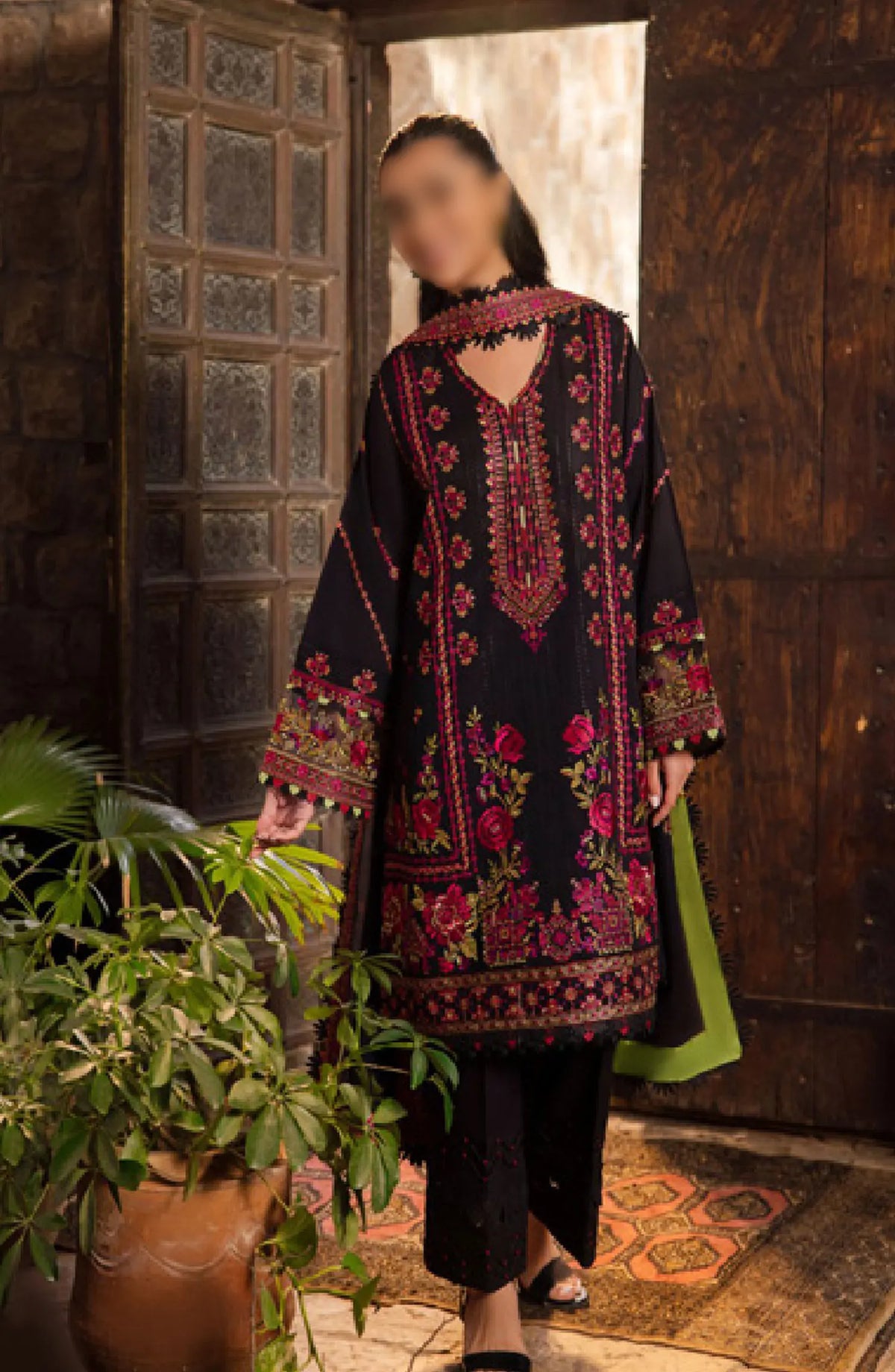 Zaha Unstitched Lawn Collection 2024 - ZL24-08B ZEL