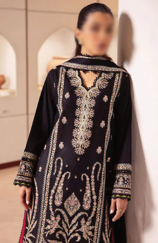 Zaha Unstitched Lawn Collection 2024 - ZL24-09B ELANIA