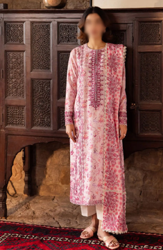 Zaha Unstitched Lawn Collection 2024 - ZL24-10B SENA