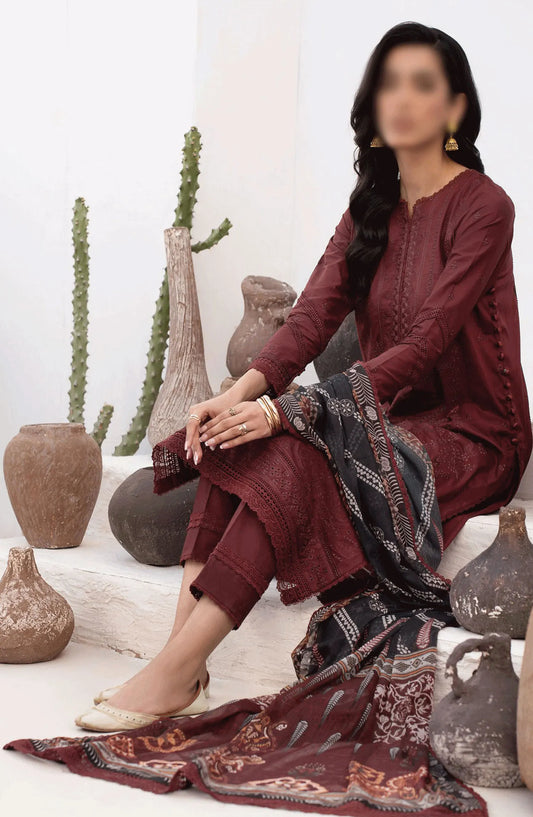 Zarif Eid Lawn Embroidered and Printed Edit - ZL 02 ELVIRA
