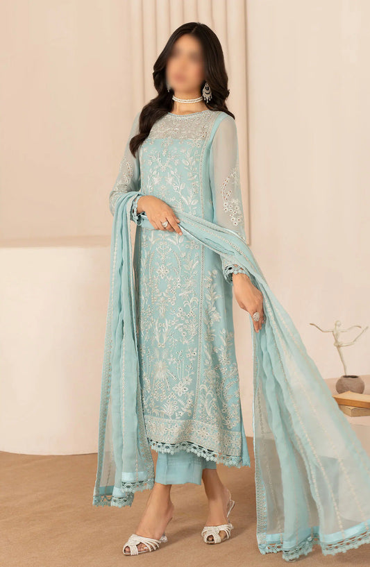 Zarif Thread Work Unstitched Chiffon Edit - ZL 02 Sahiba
