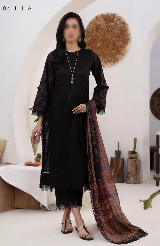 Zarif Eid Lawn Embroidered and Printed Edit - ZL 04 JULIA