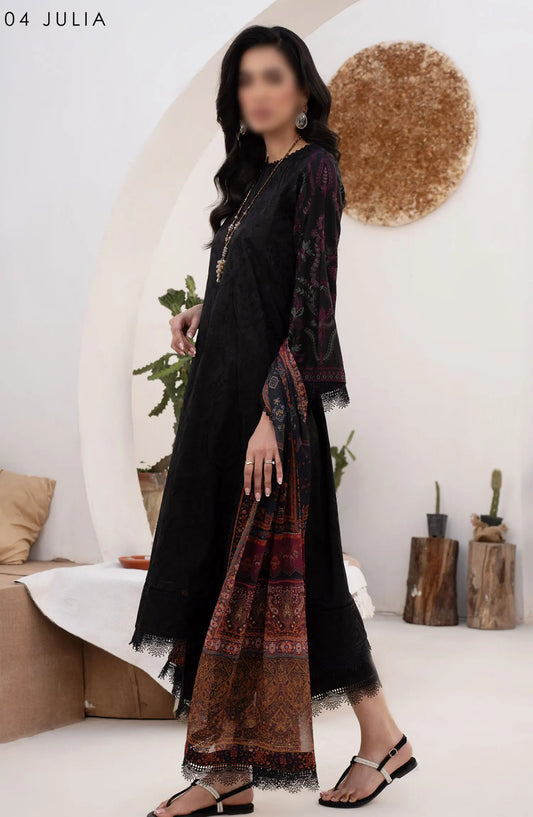 Zarif Eid Lawn Embroidered and Printed Edit - ZL 04 JULIA