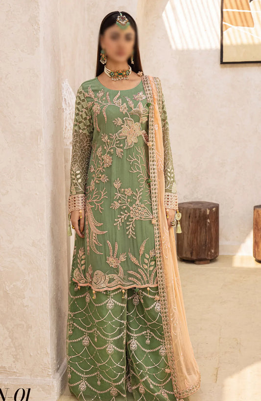 Zebtan Zeenat Luxury Formals Collection Vol 18 - ZN 01