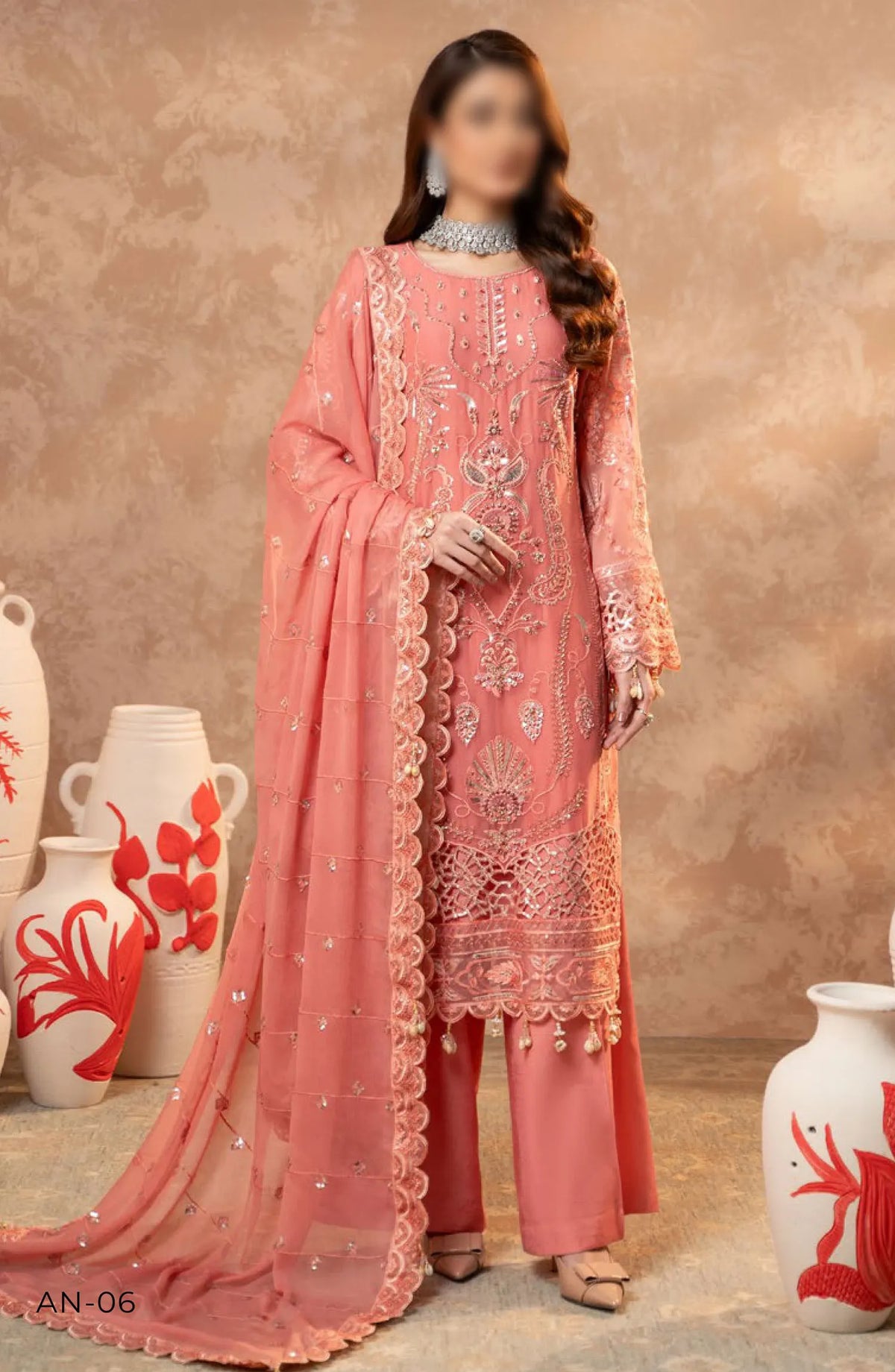 Zebtan Zeenat Festive Unstitched Collection 2024 - ZN 05