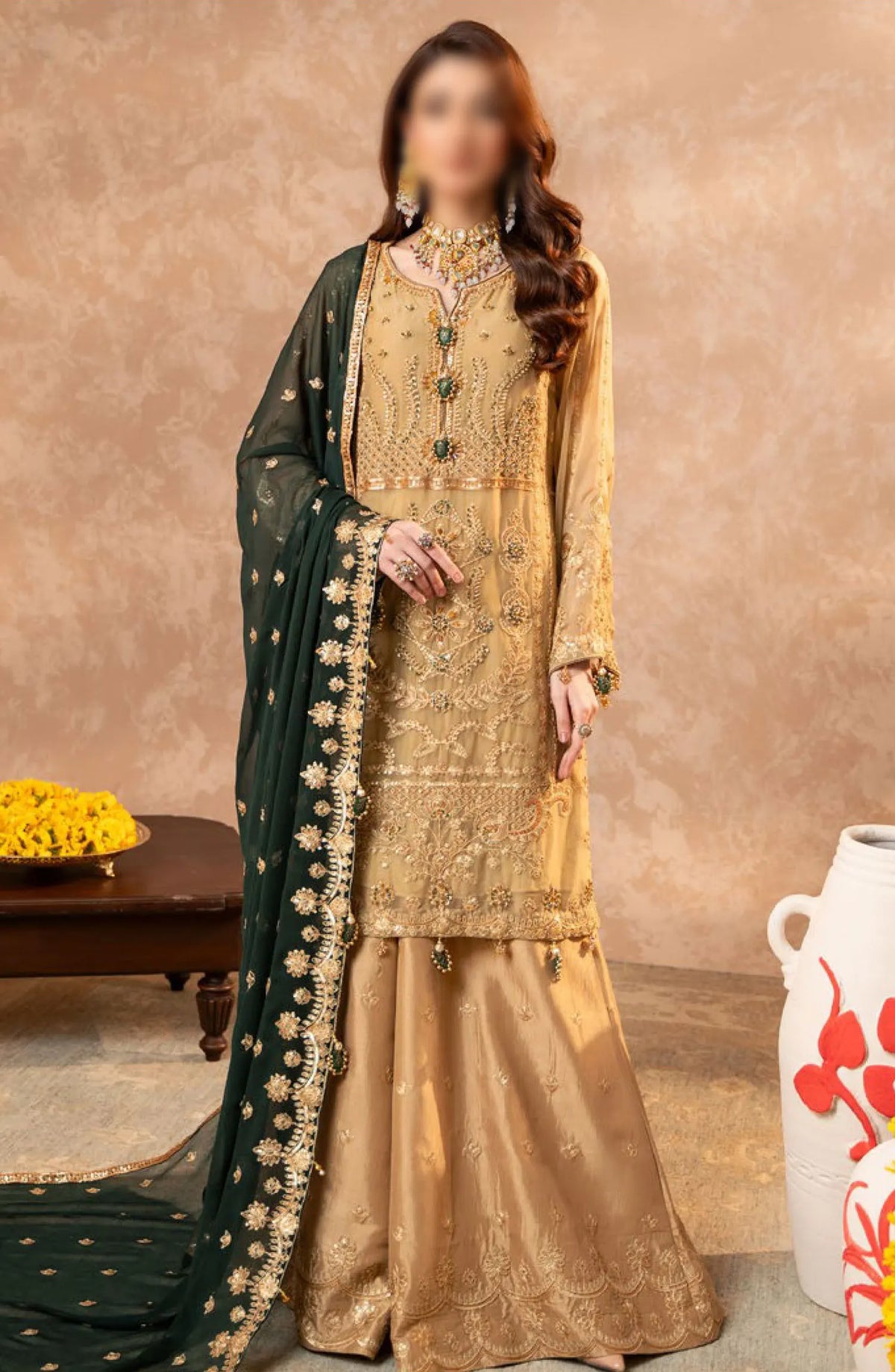 Zebtan Zeenat Festive Unstitched Collection 2024 - ZN 06