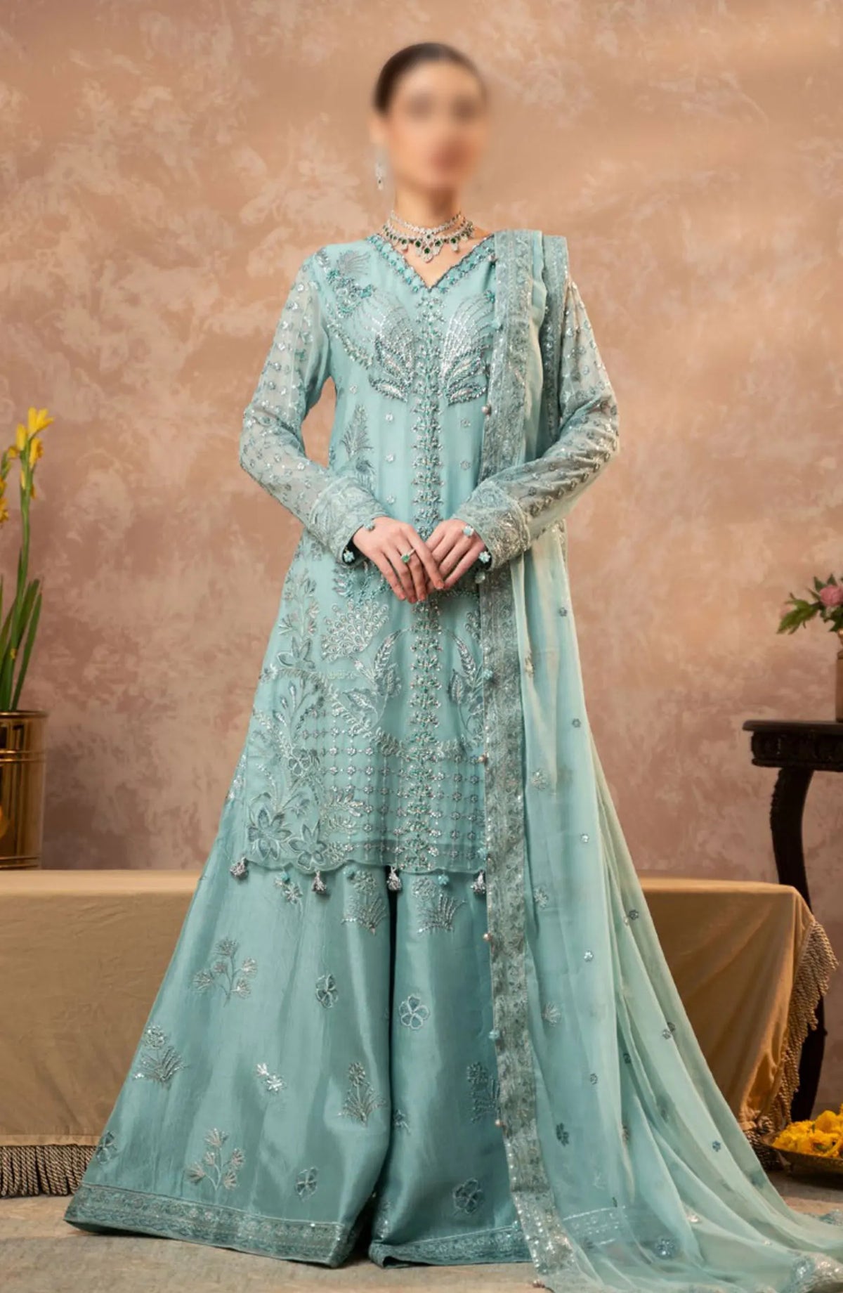 Zebtan Zeenat Festive Unstitched Collection 2024 - ZN 07