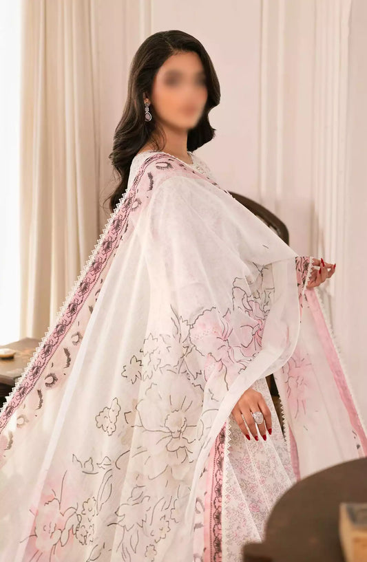 Zarif Prints Printed Poly Cambric Collection 2024 - ZPC 01 LILY