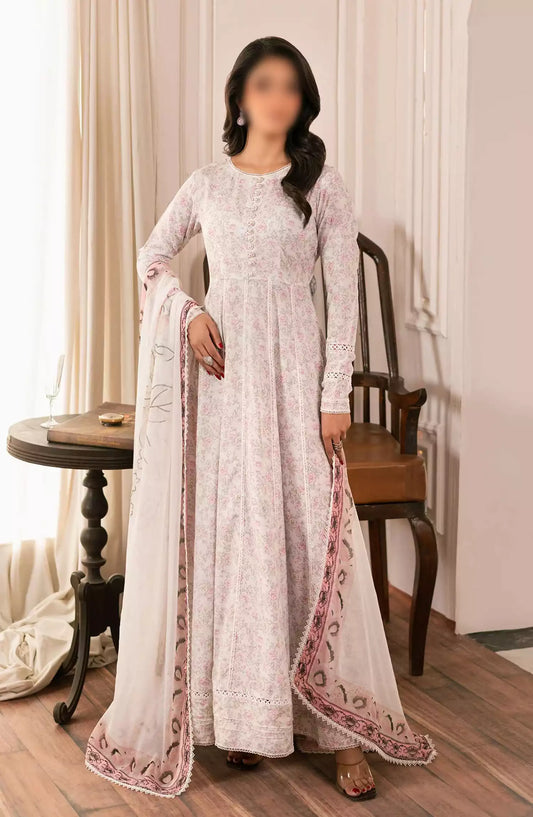 Zarif Prints Printed Poly Cambric Collection 2024 - ZPC 01 LILY