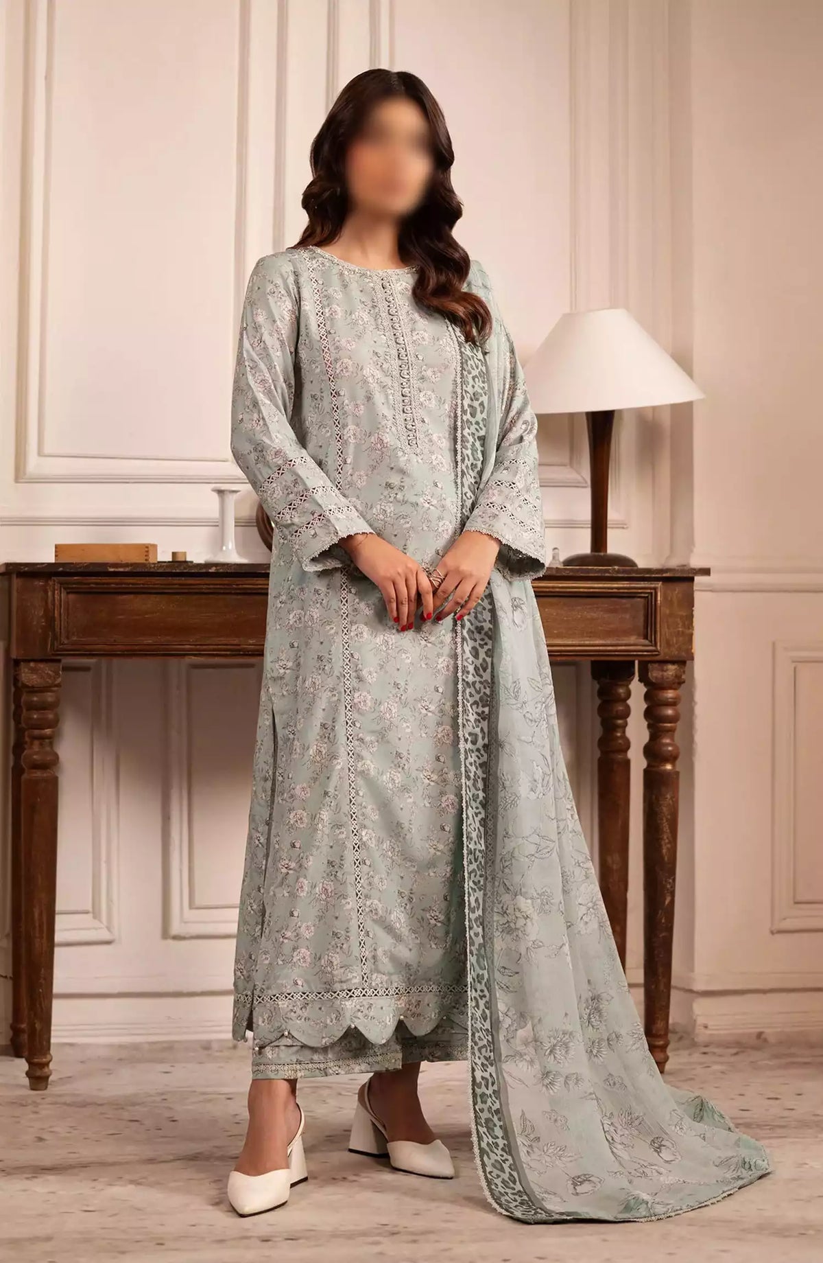 Zarif Prints Printed Poly Cambric Collection 2024 - ZPC 06 AIDEN
