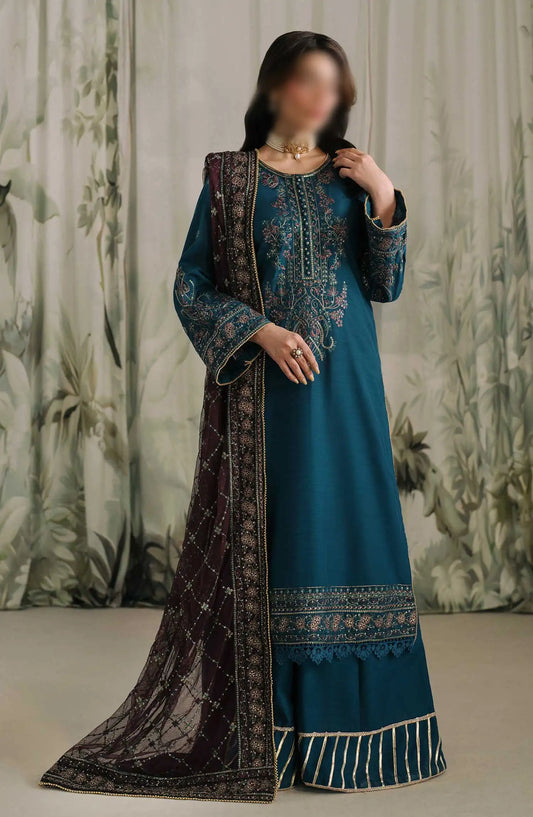 Zarif Raw Silk Unstitched Edit 2024 - ZRF RW 03 REENA