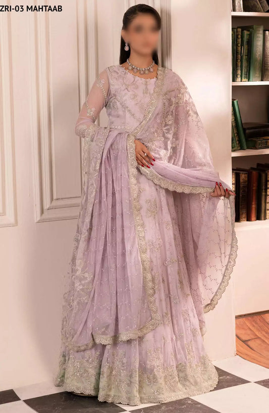 Inayat Unstitched Formals Wear By Zarif - ZRI-03 MAH????