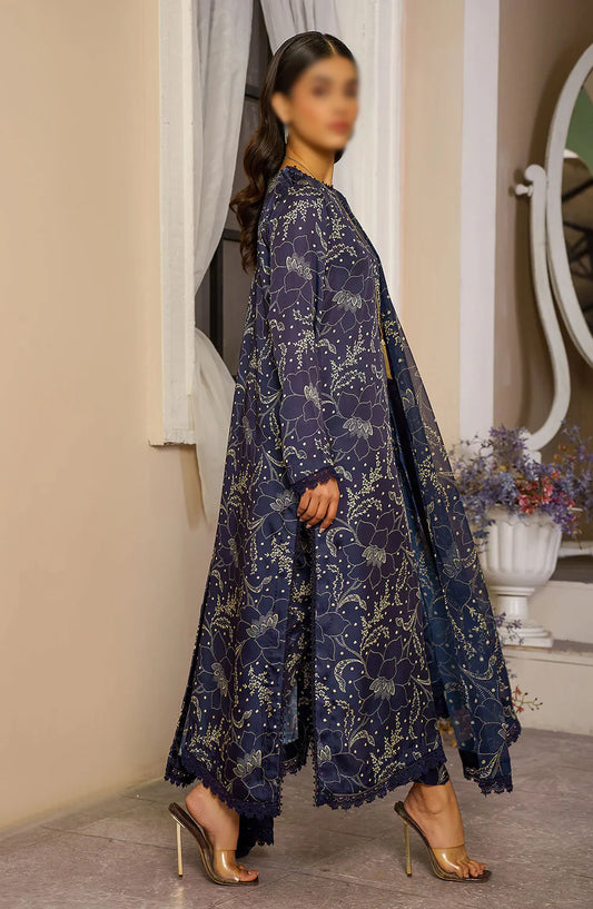 Zarif Printed Unstitched Printed Silk Collection 2024 - ZSP 03 BAREEN