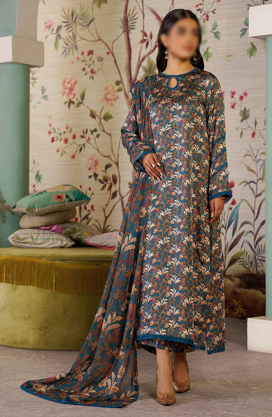 Zarif Printed Unstitched Printed Silk Collection 2024 - ZSP 05 ANABIYA