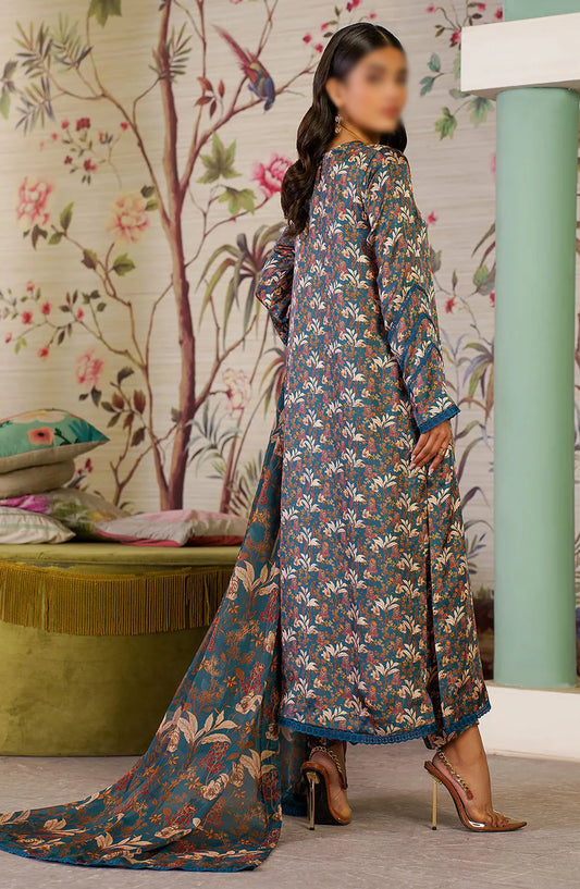 Zarif Printed Unstitched Printed Silk Collection 2024 - ZSP 05 ANABIYA