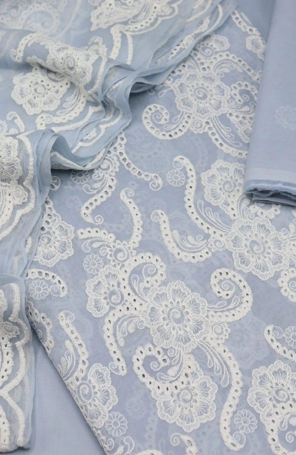 Zohreh Vol 2 Unstitched Luxury Embroidered Swiss Collection 2024 - ZULES V2 04