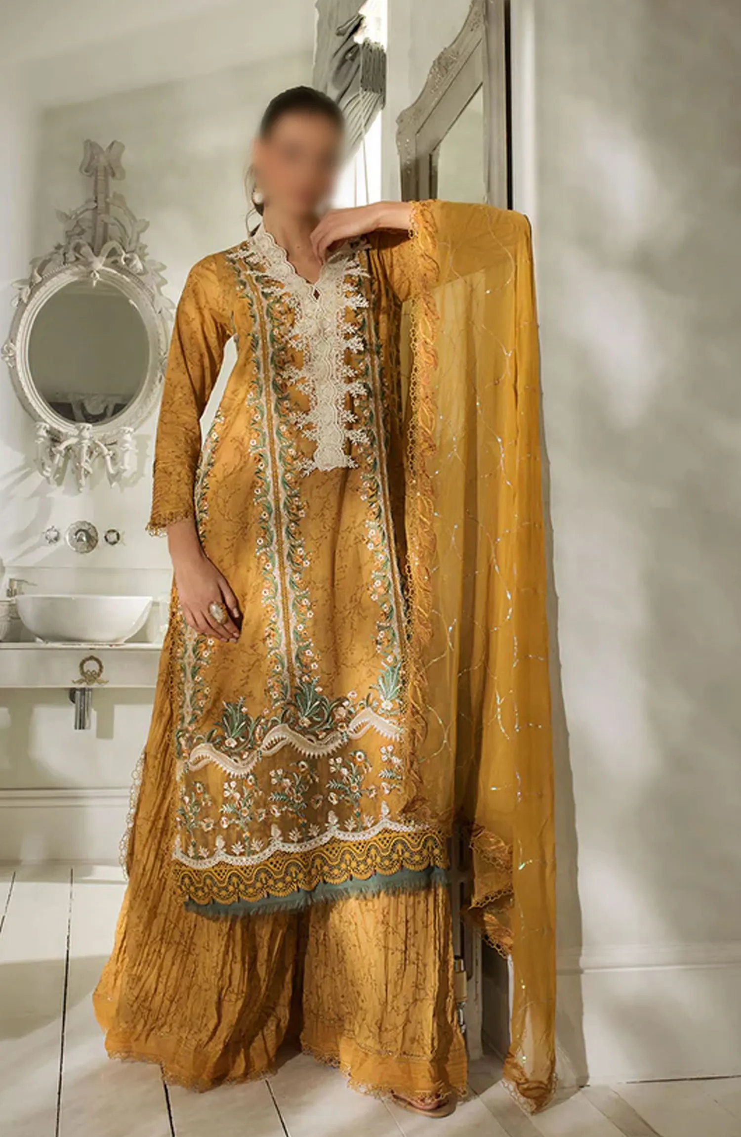 Sobia Nazir Luxury Lawn Collection 2024 - Design 13 B