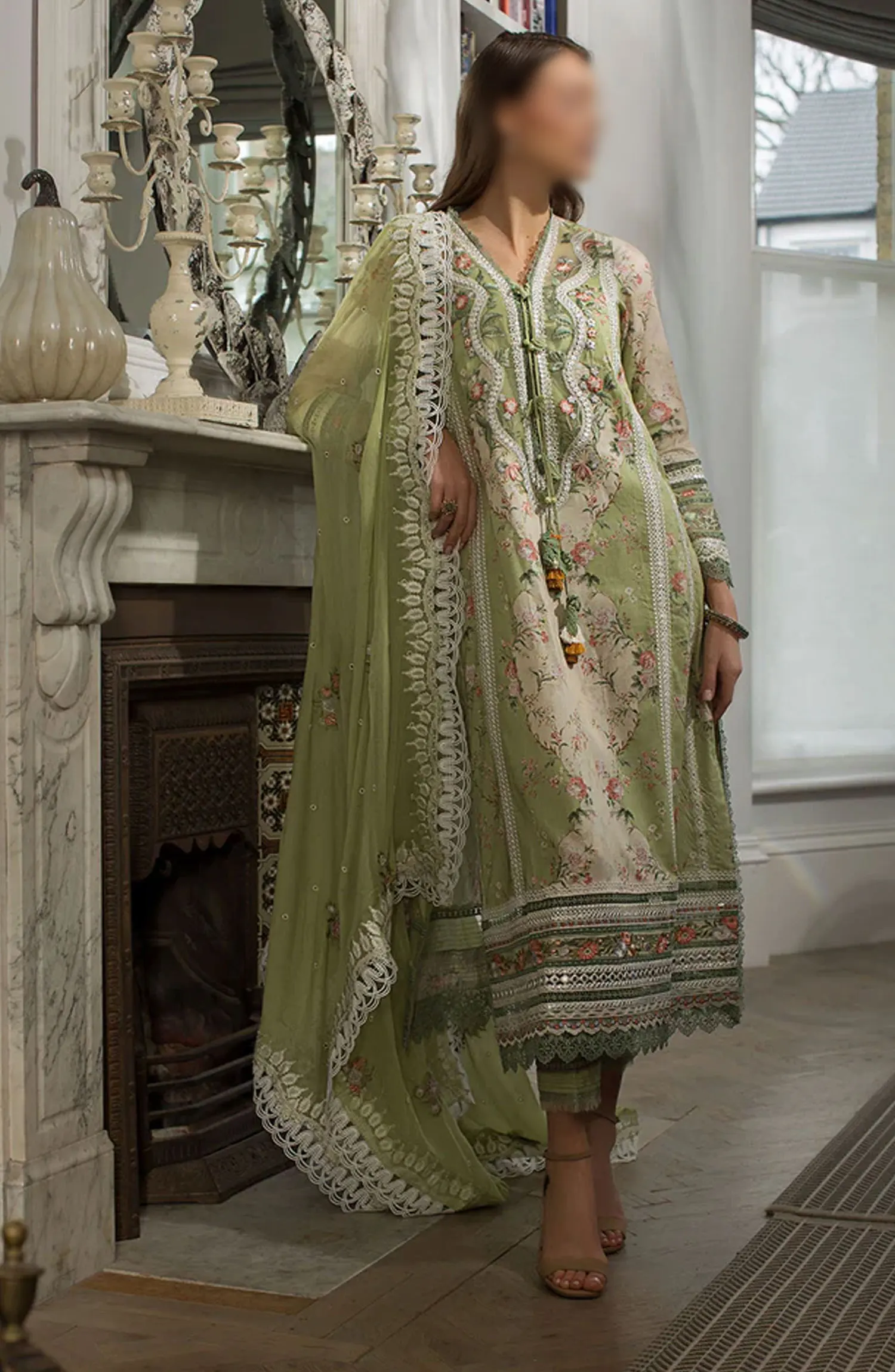 Sobia Nazir Luxury Lawn Collection 2024 - Design 14 A 