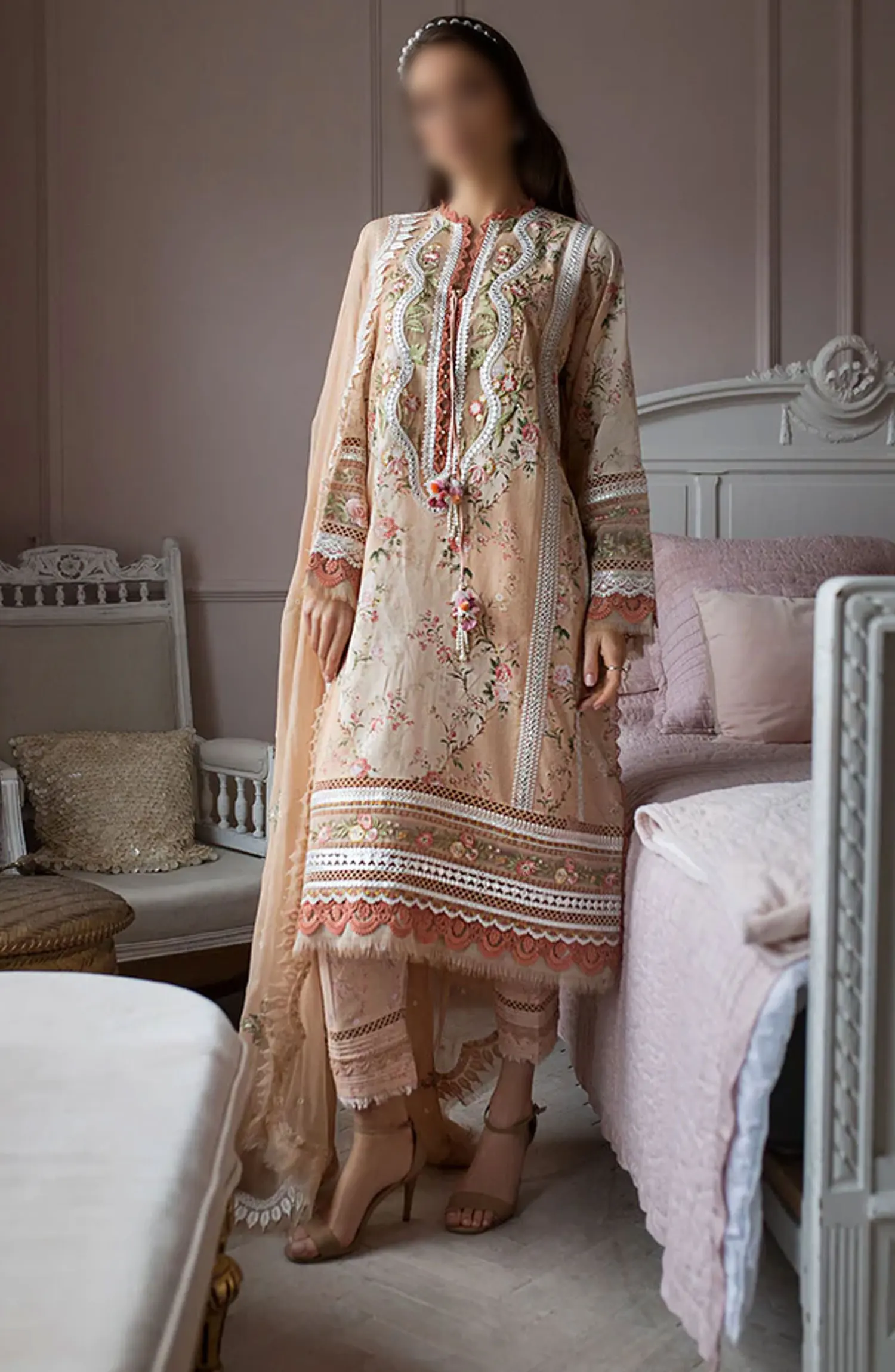 Sobia Nazir Luxury Lawn Collection 2024 - Design 14 B