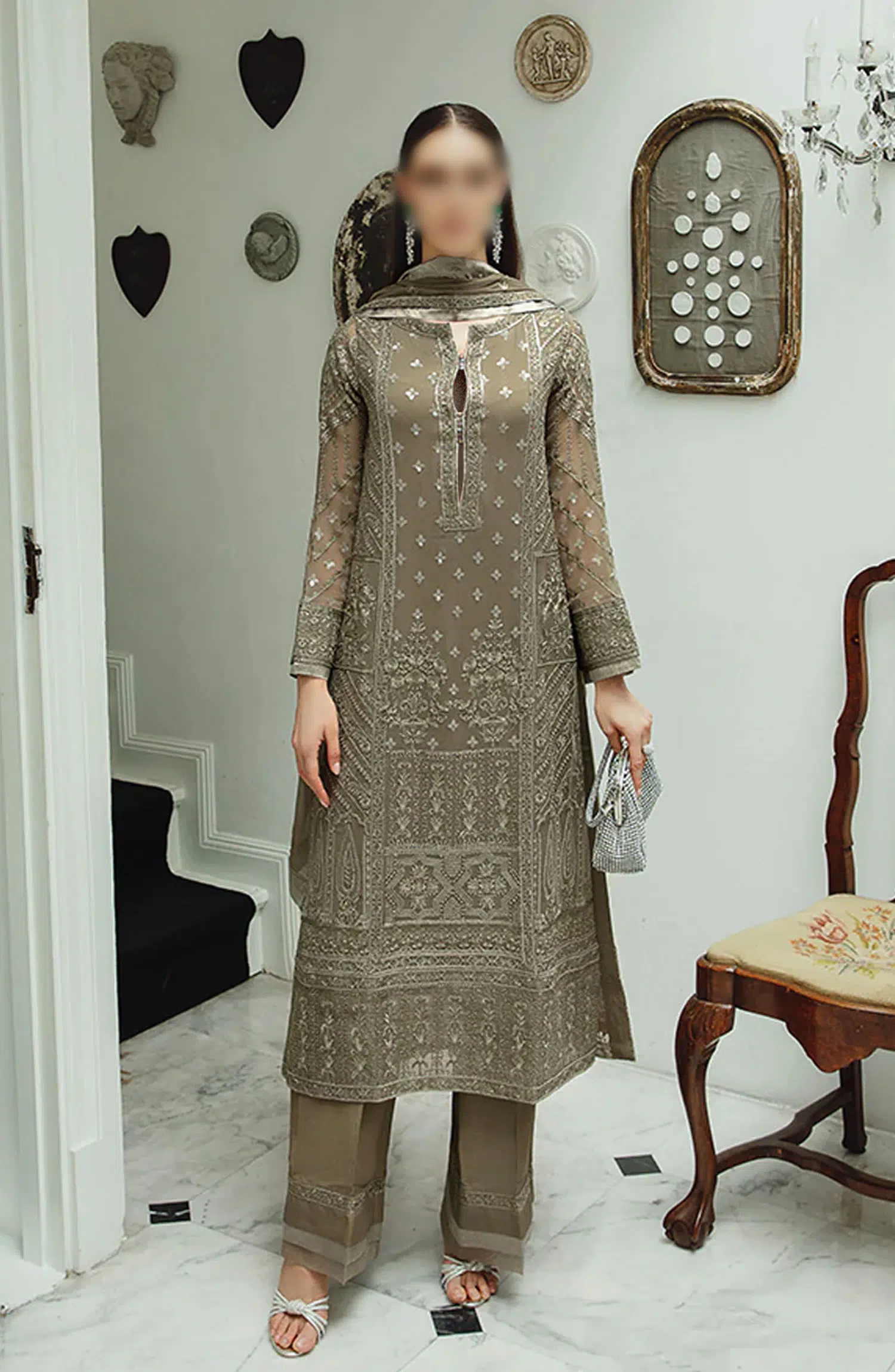Ariyas Luxury Formal Collection By Freesia - 504 - Umber - Zarin