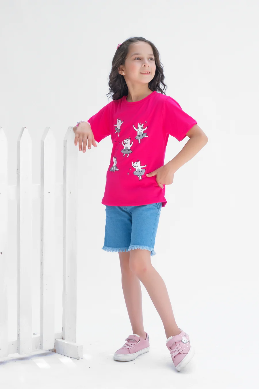 Believe In Unicorn - Half Sleeves T-Shirts For Kids - Dark Pink