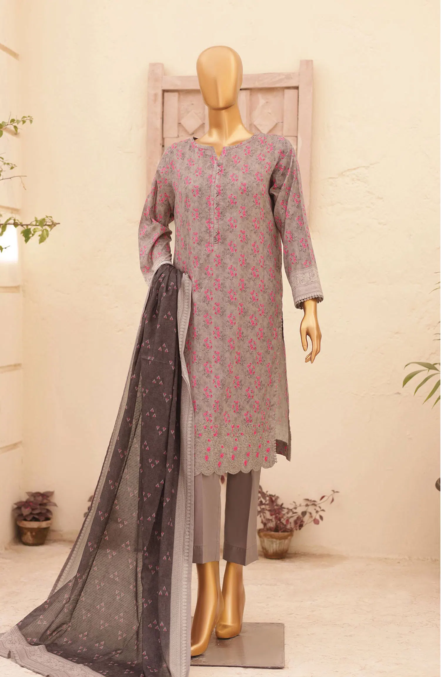 HZ Asasa Digital Printed and Embroidered Lawn Collection Vol 02 - AEL 48