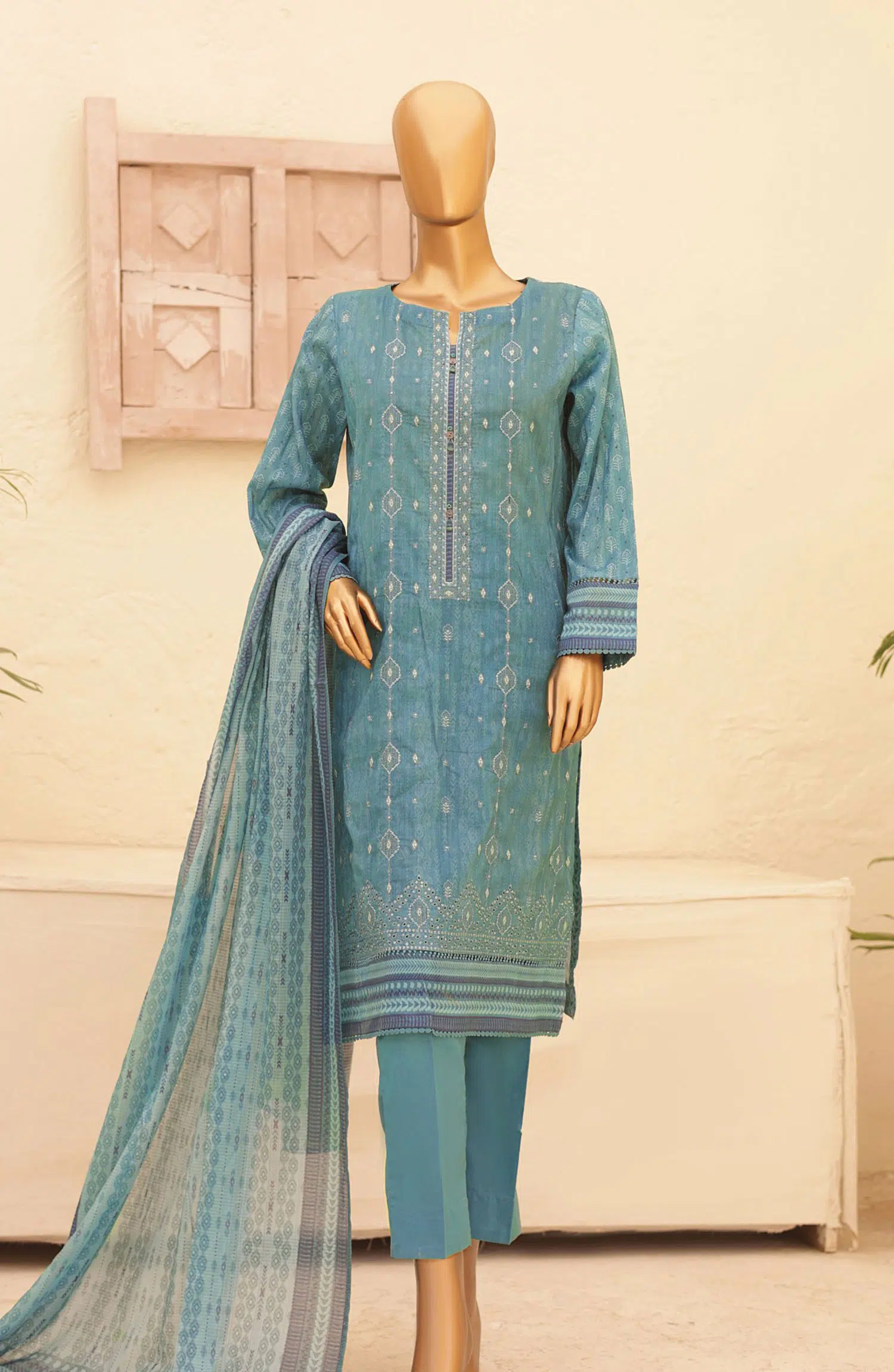 HZ Asasa Digital Printed and Embroidered Lawn Collection Vol 02 - AEL 50