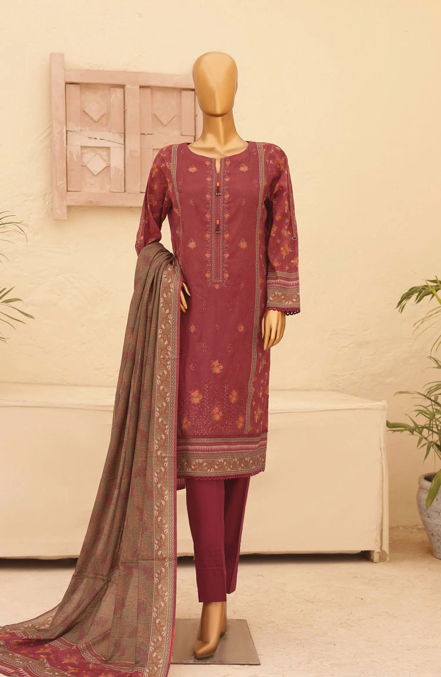 HZ Asasa Digital Printed and Embroidered Lawn Collection Vol 02 - AEL 56