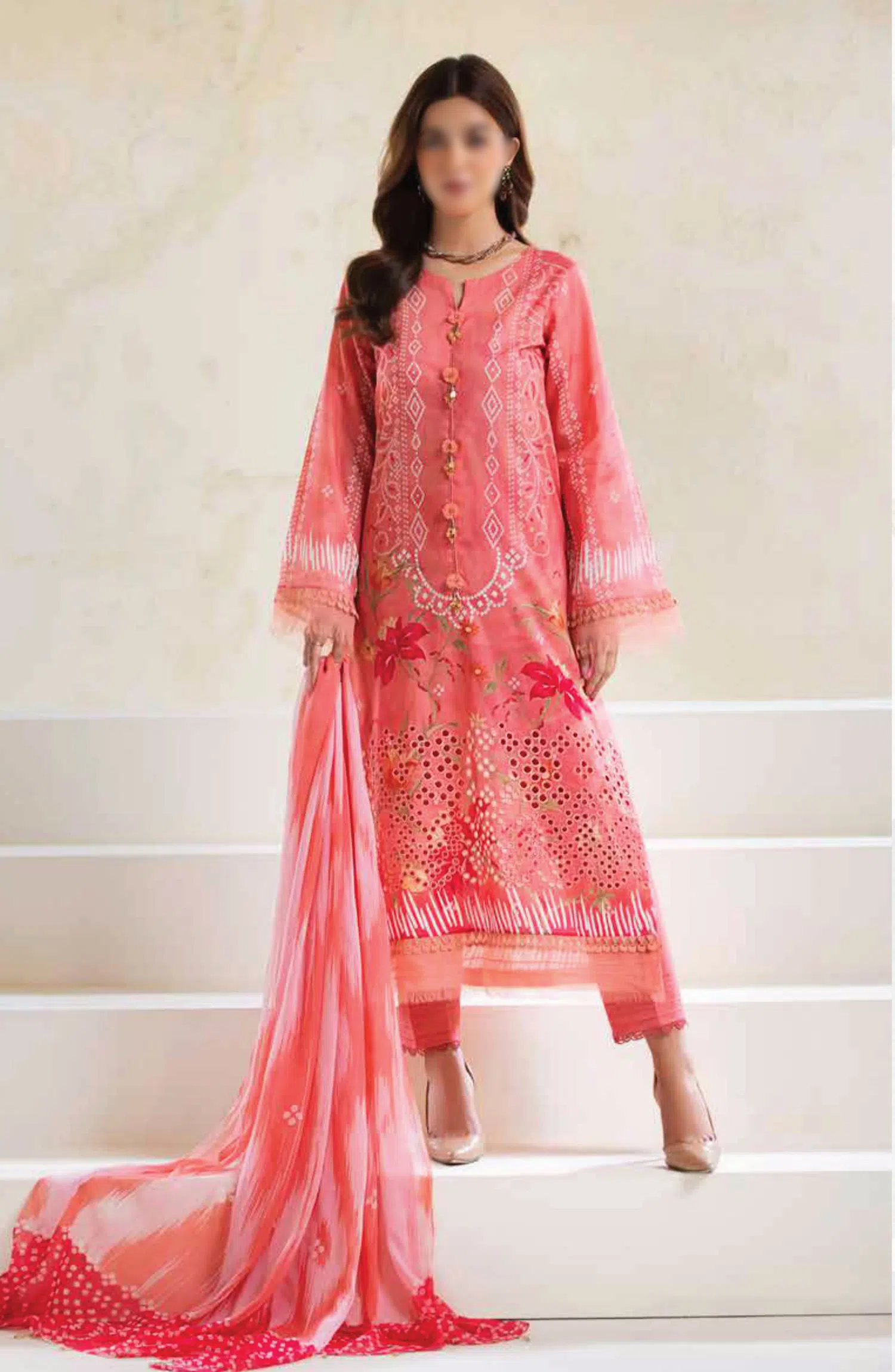 Afreen Embroidered Chikankari Lawn Collection By Riaz Arts - AF 259