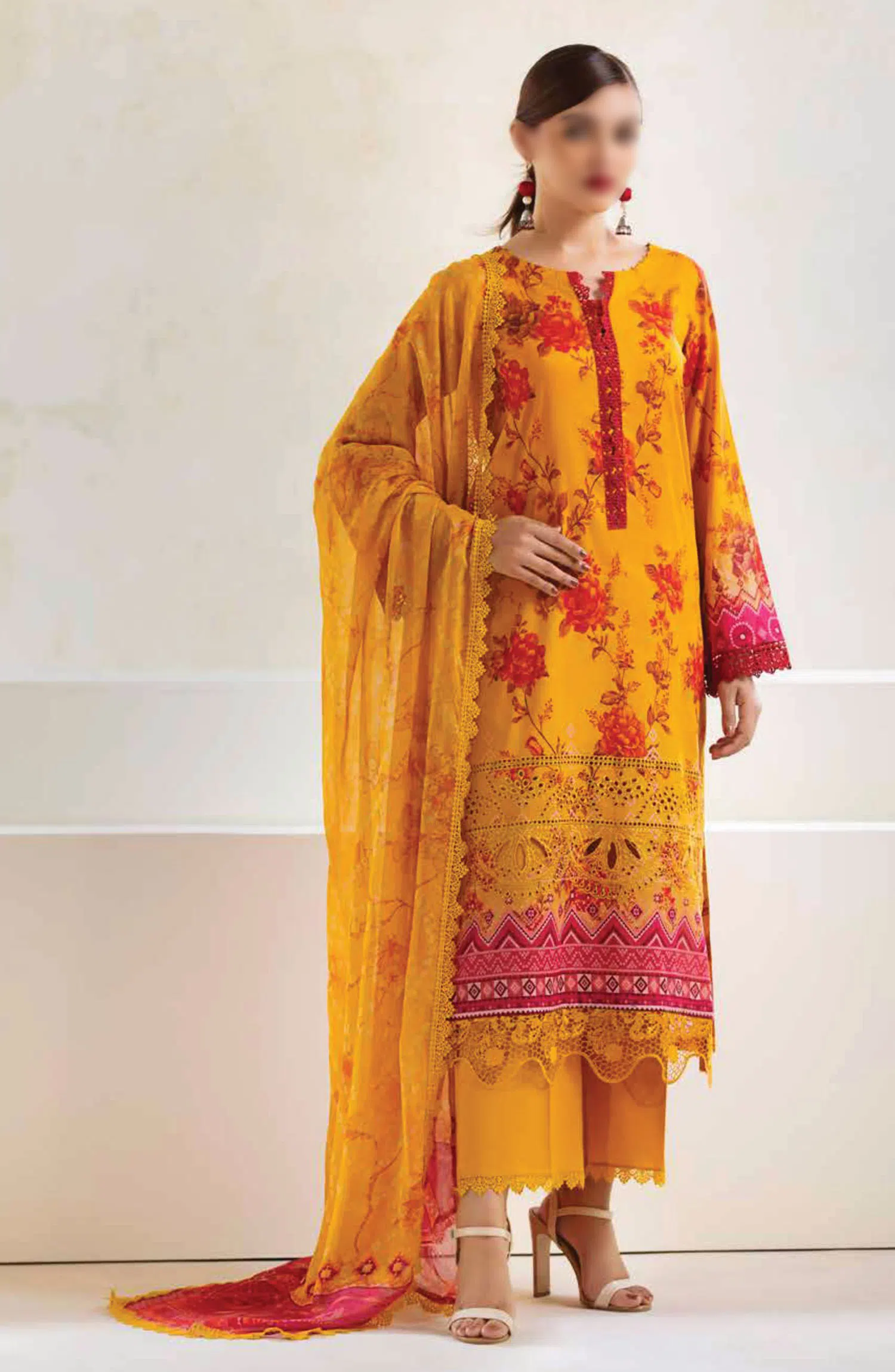 Afreen Embroidered Chikankari Lawn Collection By Riaz Arts - AF 263