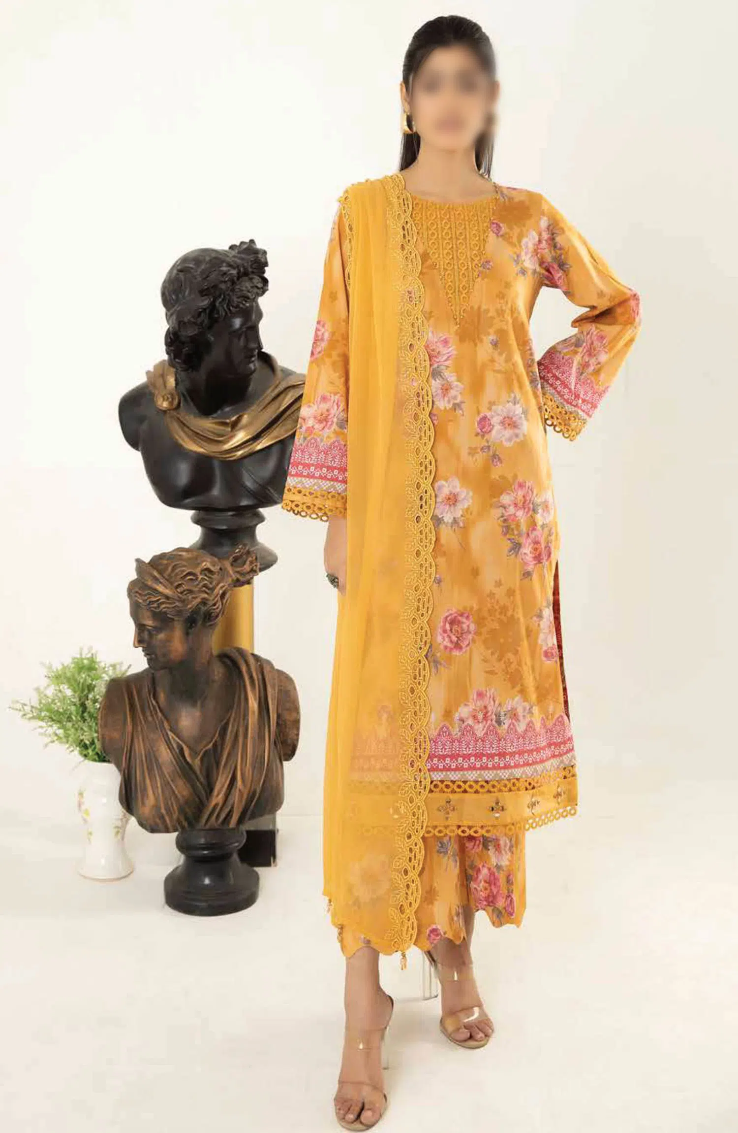 Aafreen Printed Lawn Collection By Riaz Arts - AF 98