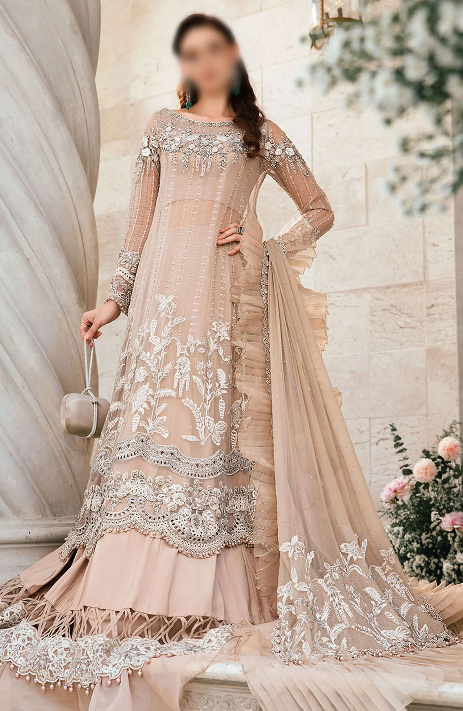 Maria B Unstitched Mbroidered Eid Edition 2024 - BD-2801