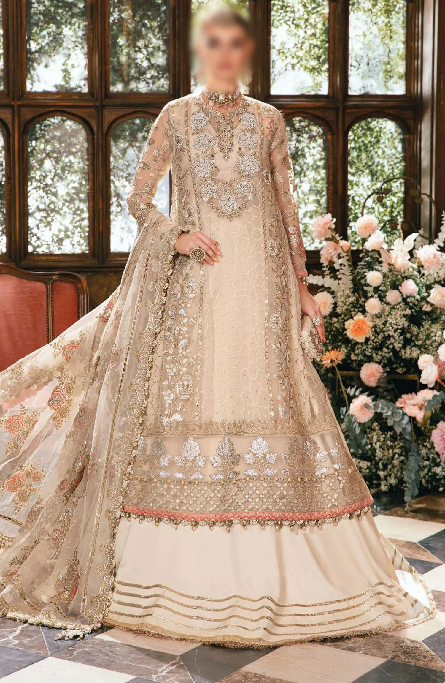 Maria B Unstitched Mbroidered Eid Edition 2024 - BD-2805
