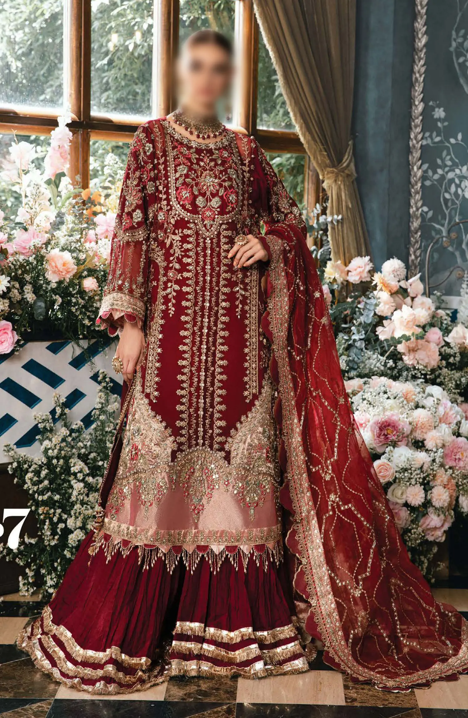 Maria B Unstitched Mbroidered Eid Edition 2024 - BD-2807