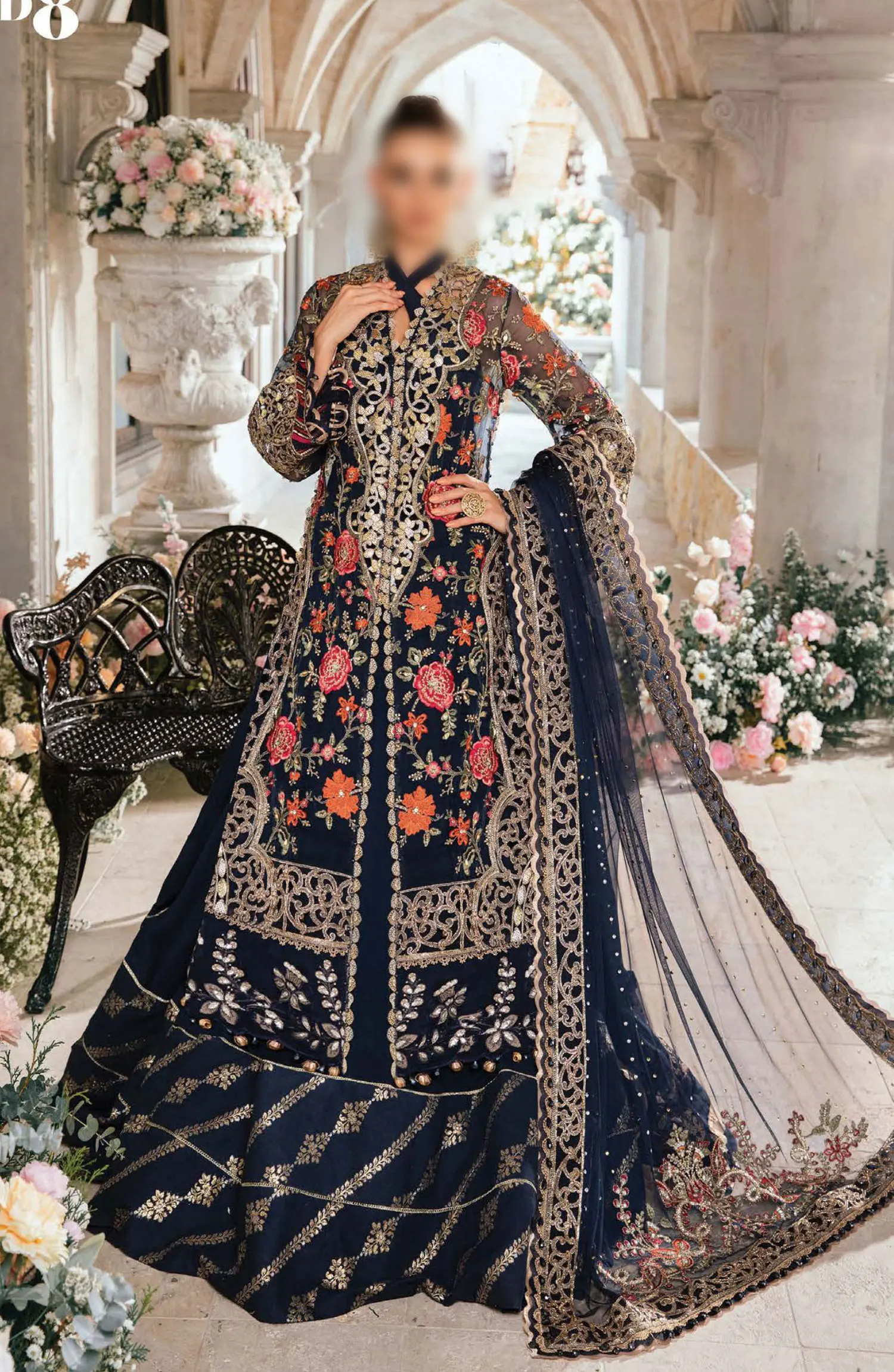 Maria B Unstitched Mbroidered Eid Edition 2024 - BD-2808