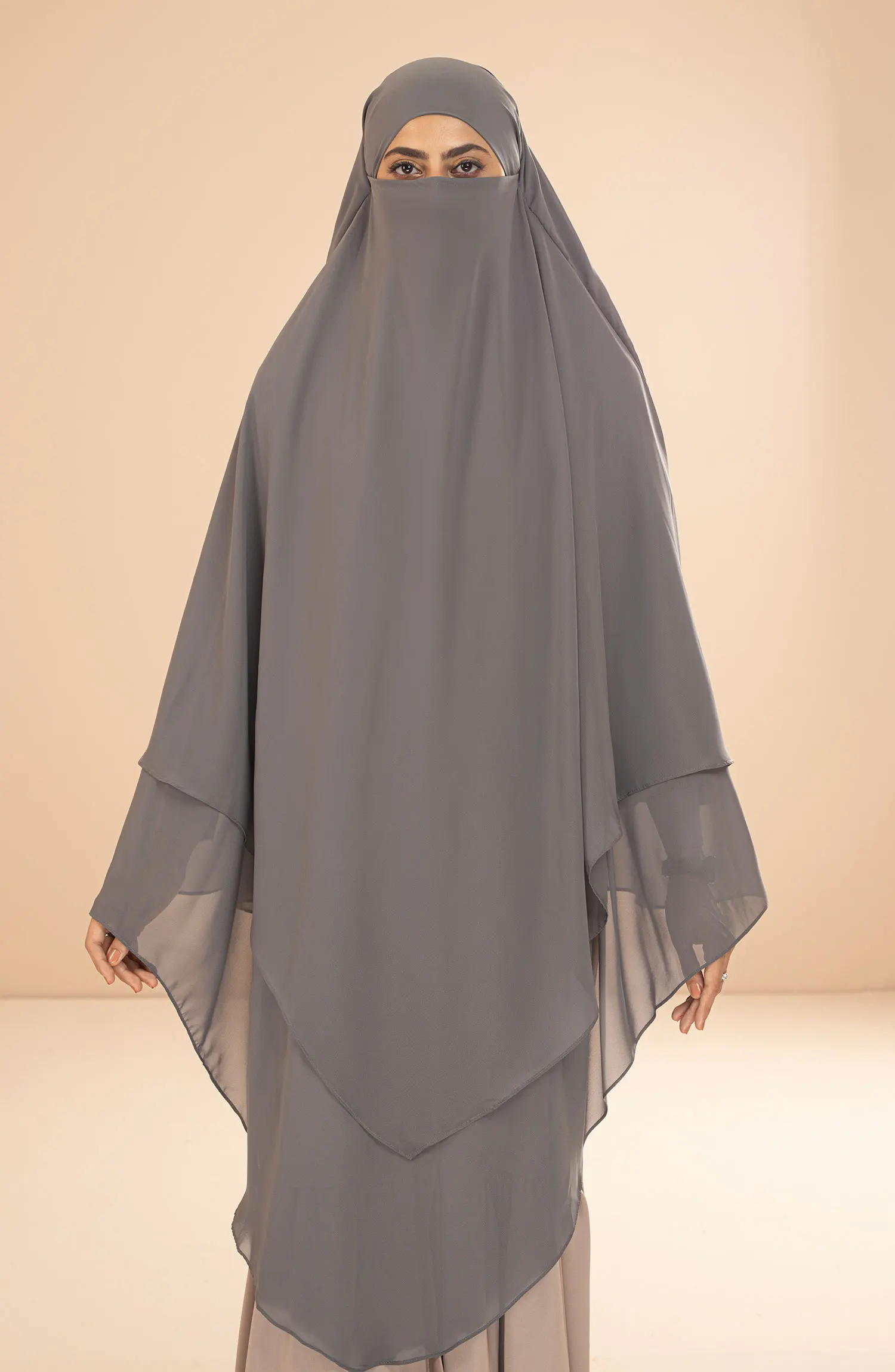 Black Camels Bareerah Khimar Hijab Collection - BKH 02