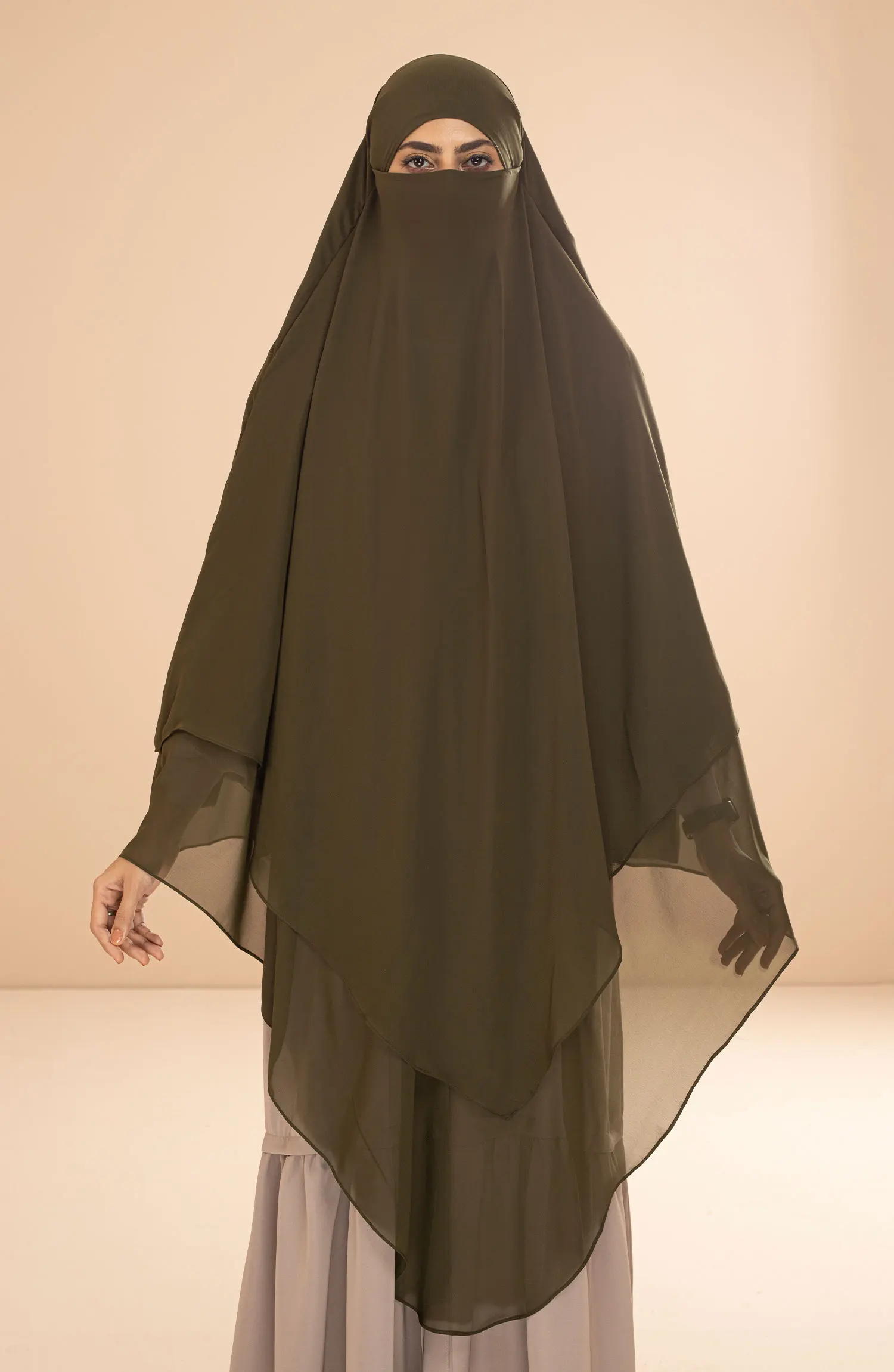 Black Camels Bareerah Khimar Hijab Collection - BKH 05