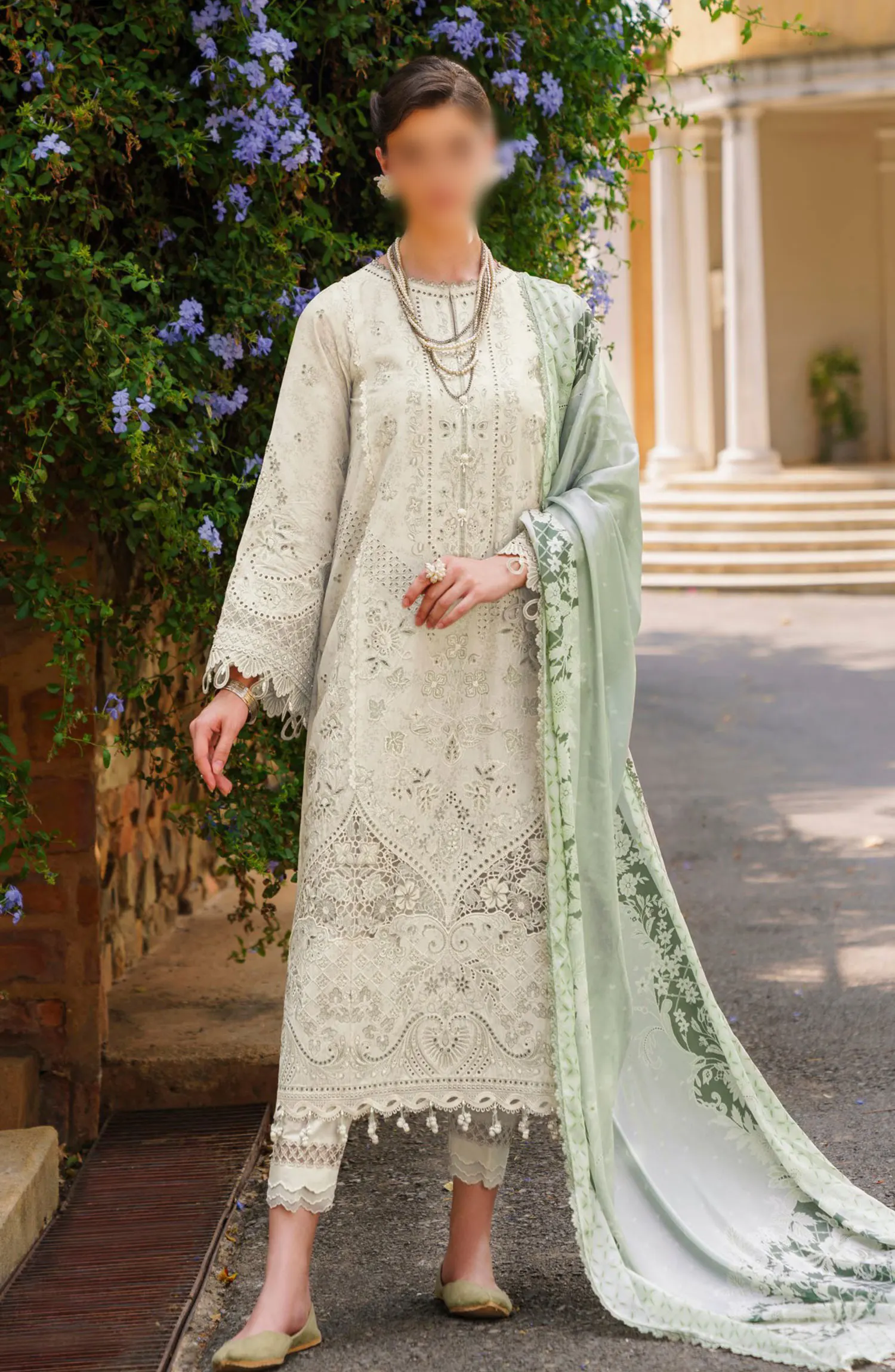 BAROQUE Embroidered SWISS LAWN  2024 Festive Collection - BQL-SL12-D01