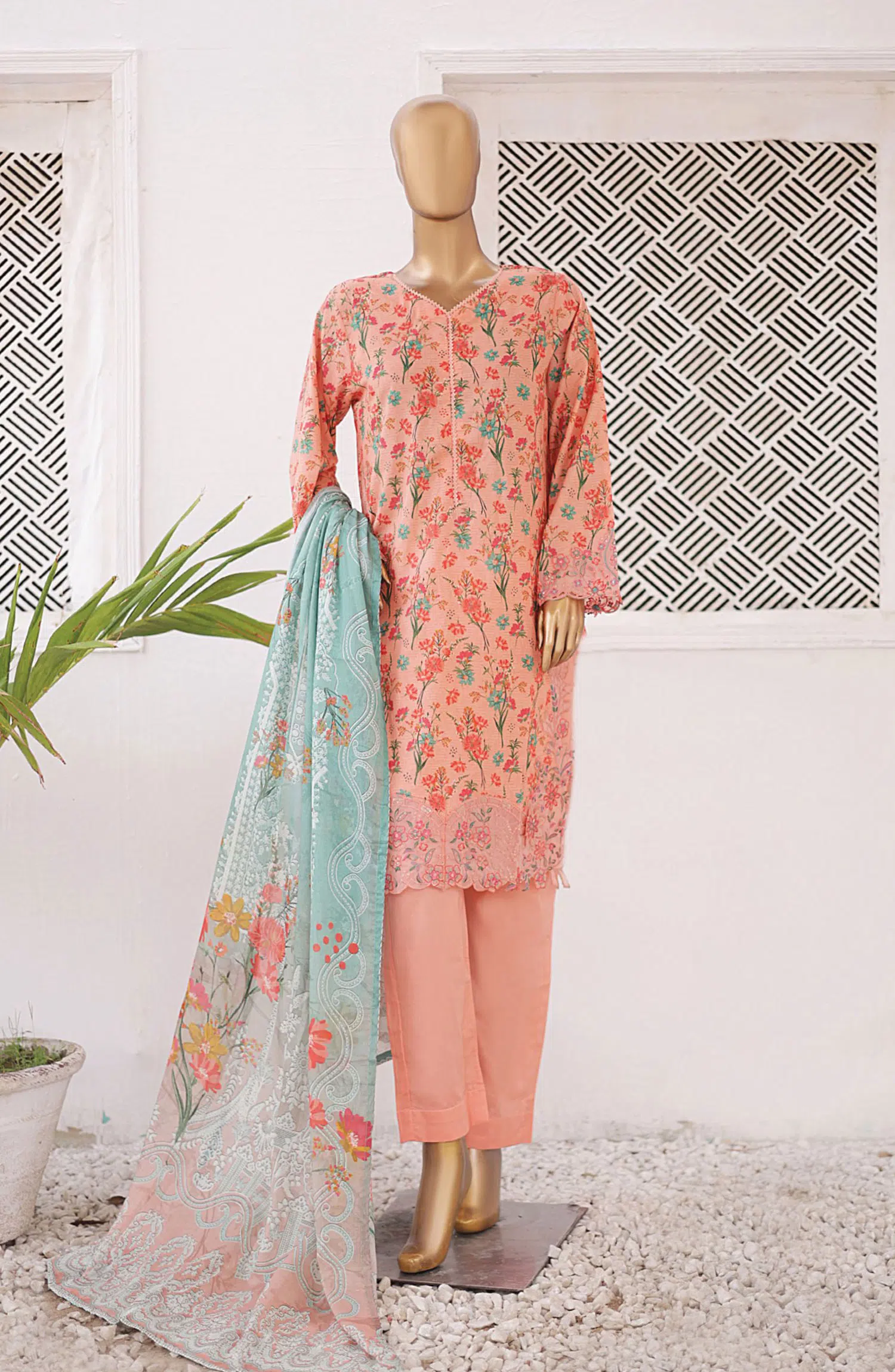 Bin Saeed Exclusive Emb Cutwork Collection Vol 03 - BSELC-03